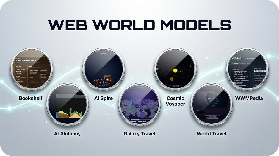 Web World Models teaser